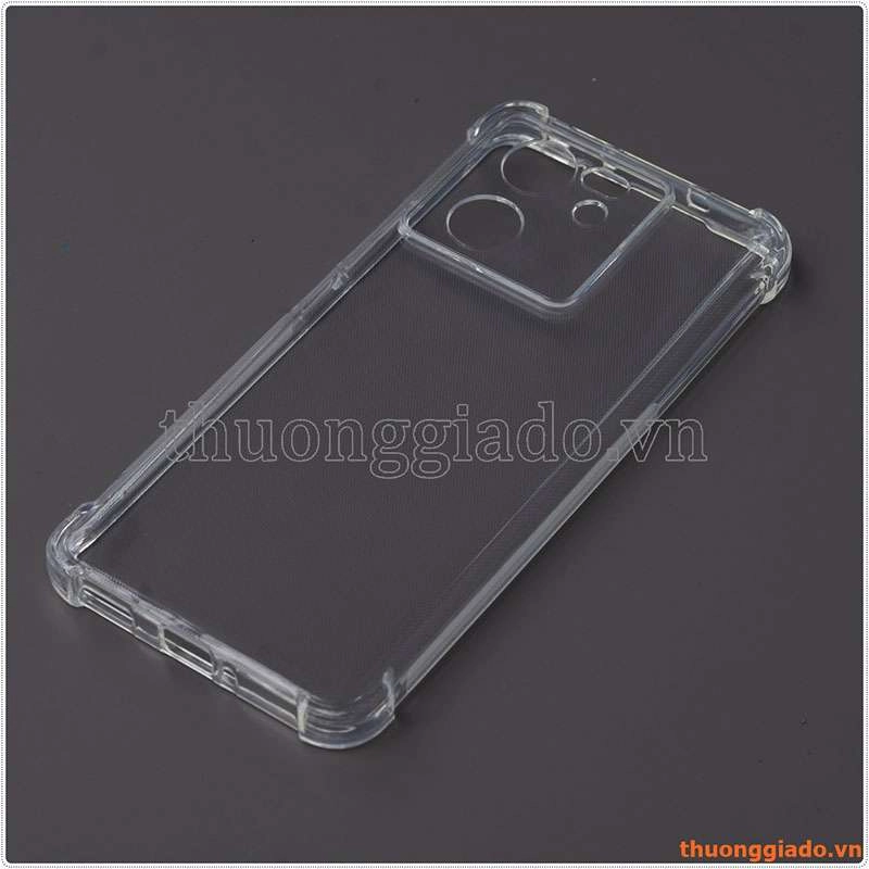 Ốp lưng dẻo trong suốt Xiaomi Redmi K60 Ultra, chống sốc 4 góc
