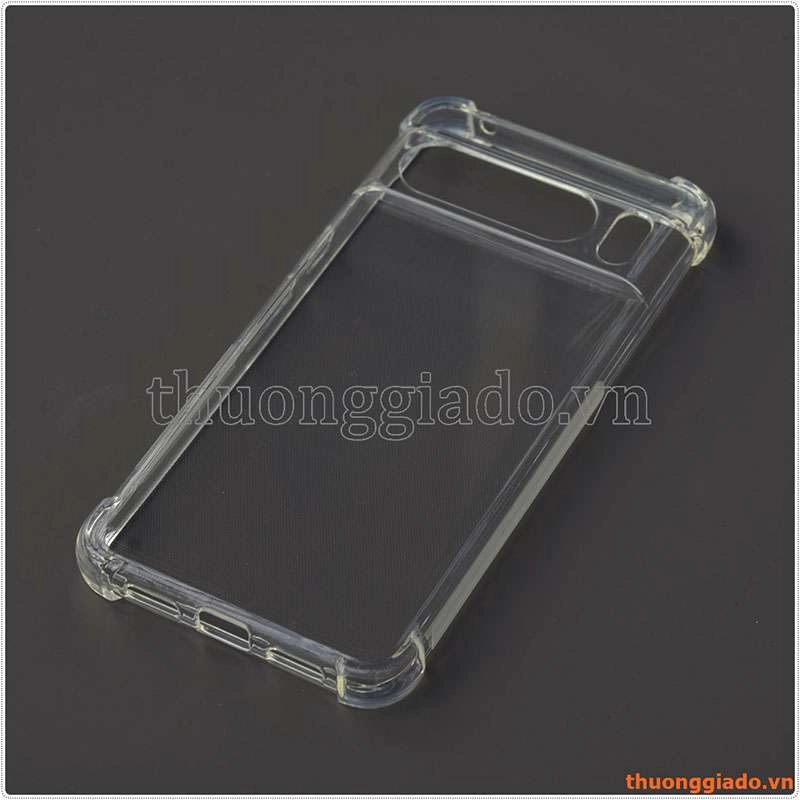 Ốp lưng dẻo trong suốt Google Pixel 8 Pro, chống sốc 4 góc