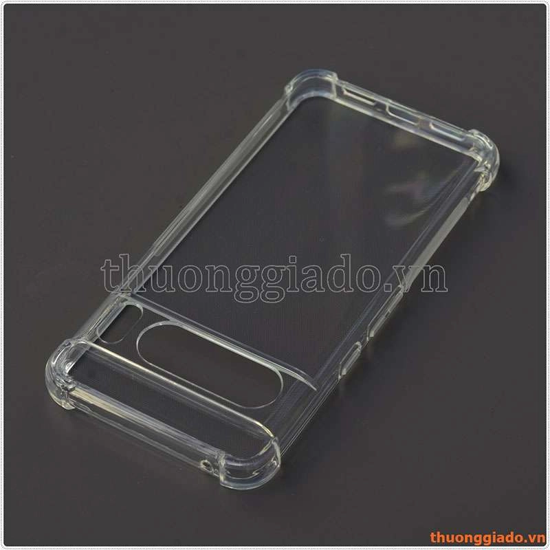 Ốp lưng dẻo trong suốt Google Pixel 8 Pro, chống sốc 4 góc