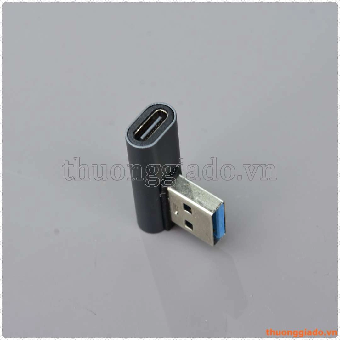Đầu chuyển đổi USB 3.1 Type A sang USB Type C gập góc 90 độ