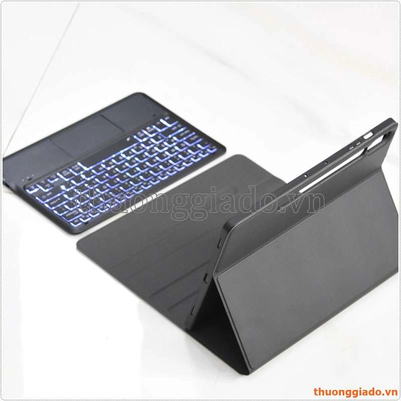 Bao da kèm bàn phím Samsung Galaxy Tab S9 Plus 12.4 X810/ 816B/ 818U và có touchpad, đèn nền phím bấm