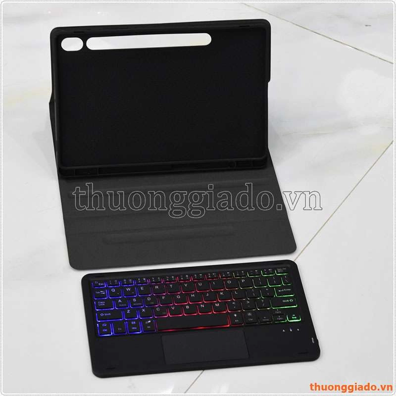 Bao da kèm bàn phím Samsung Galaxy Tab S9 11 X710/ 716B/ 718U và có touchpad, đèn nền phím bấm