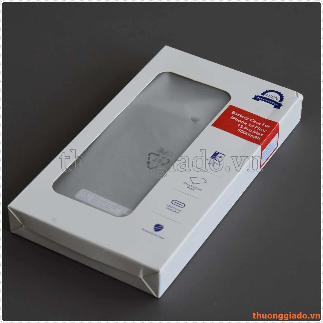 Ốp lưng kiêm pin sạc iPhone 15 Pro Max