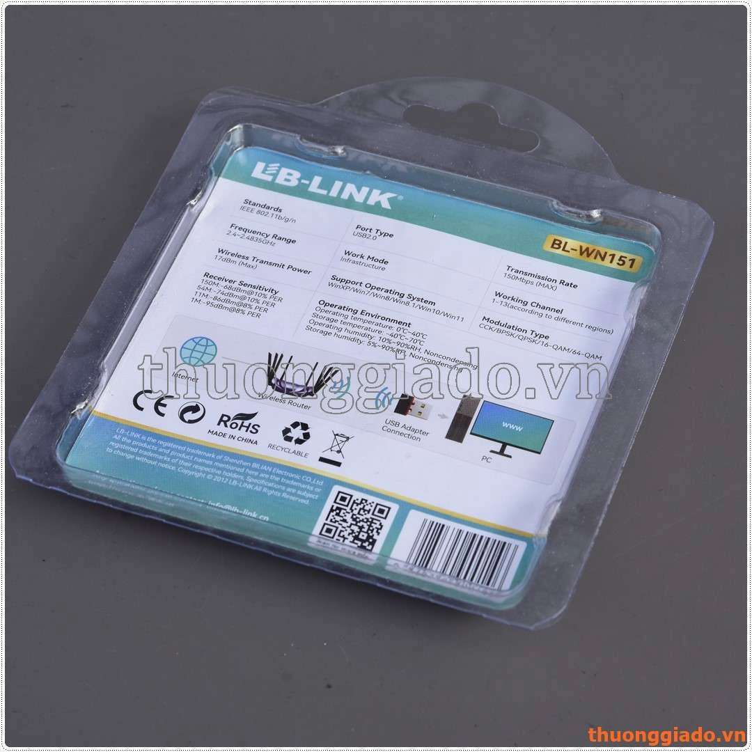 Bộ Thu Wifi LB-LINK BL-WN151 Bộ Thu Wifi LB-LINK BL-WN151