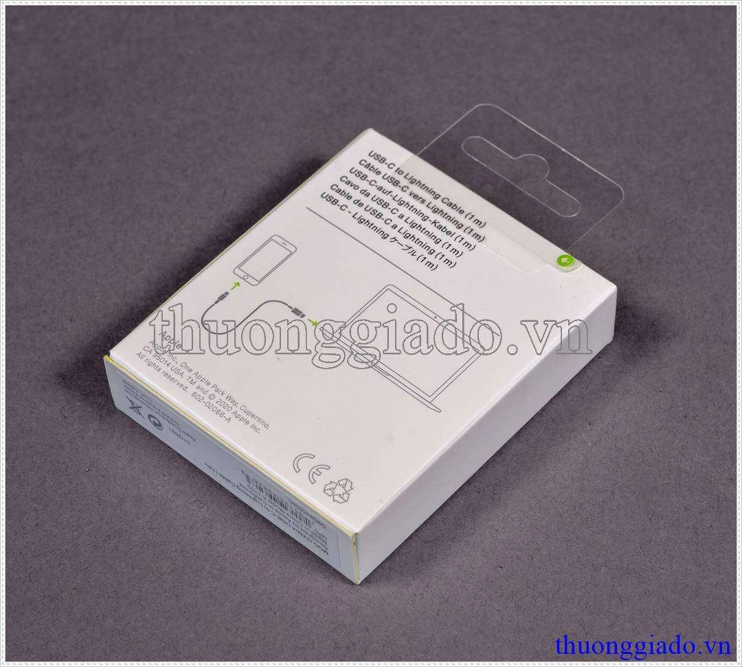 Cáp sạc nhanh Apple USB-C ra Lightning chính hãng, iPhone 12 Pro Max, iPhone 12 Pro (6.1 inch)