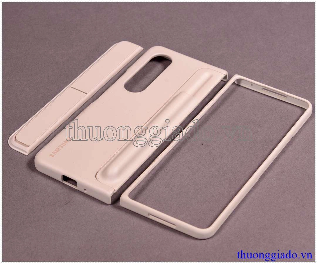 Ốp lưng Samsung Galaxy Z Fokd 4 kèm chân chống và ngăn để bút