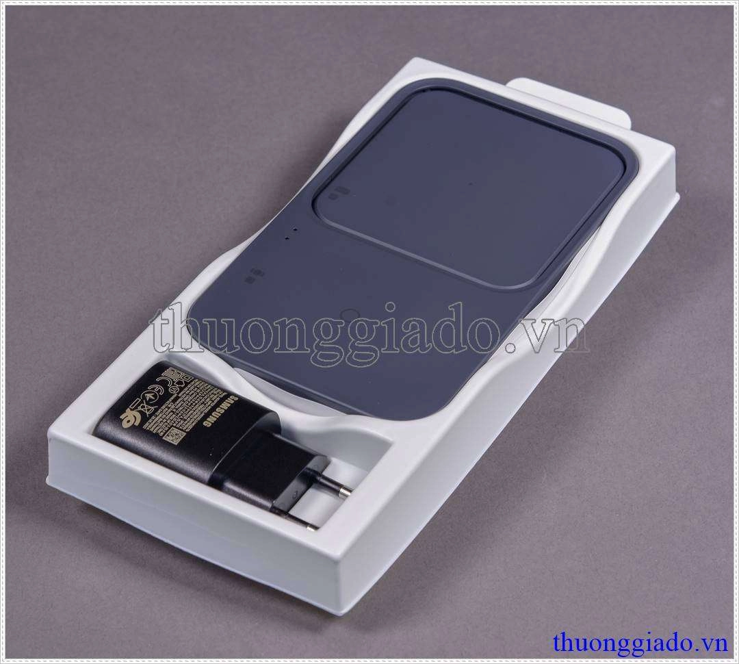 Đế sạc đôi không dây Samsung P5400 Super Fast Wireless Charger Duo (Max 15W) kèm bộ cáp sạc 25W