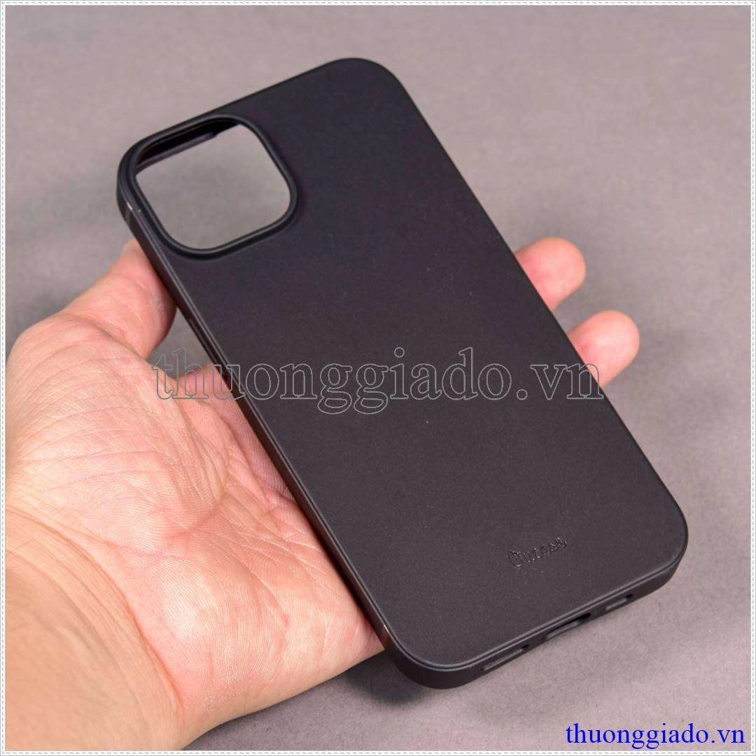 Ốp lưng dẻo iPhone 14 màu đen hiệu VU Case