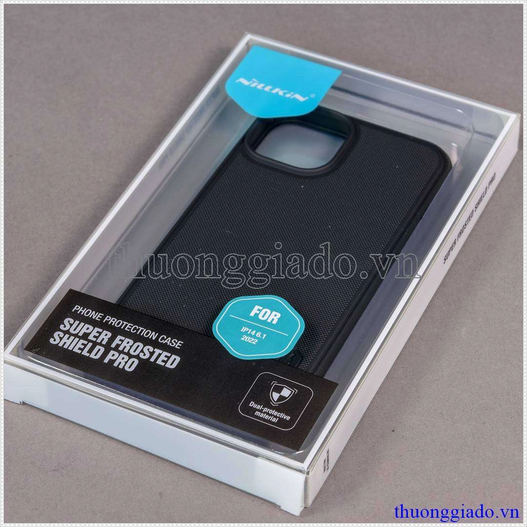 Ốp lưng sần iPhone 14 NillKin Super Frosted Shield Pro