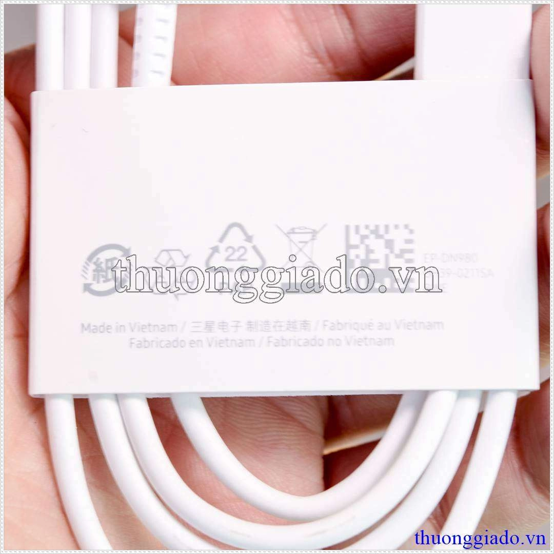 cáp sạc nhanh 2 đầu type c