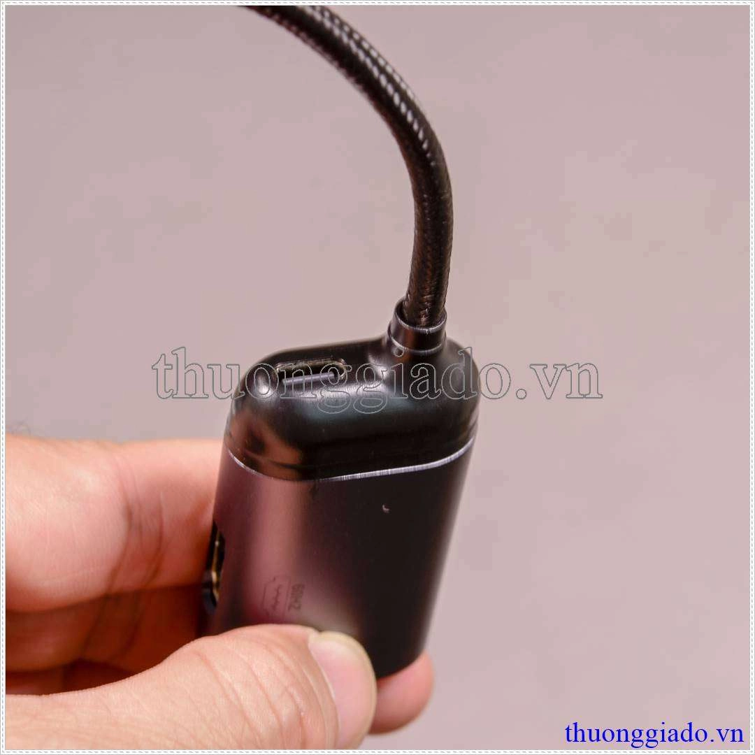 Cổng chuyển Type C sang HDMI và VGA (dài 10cm)