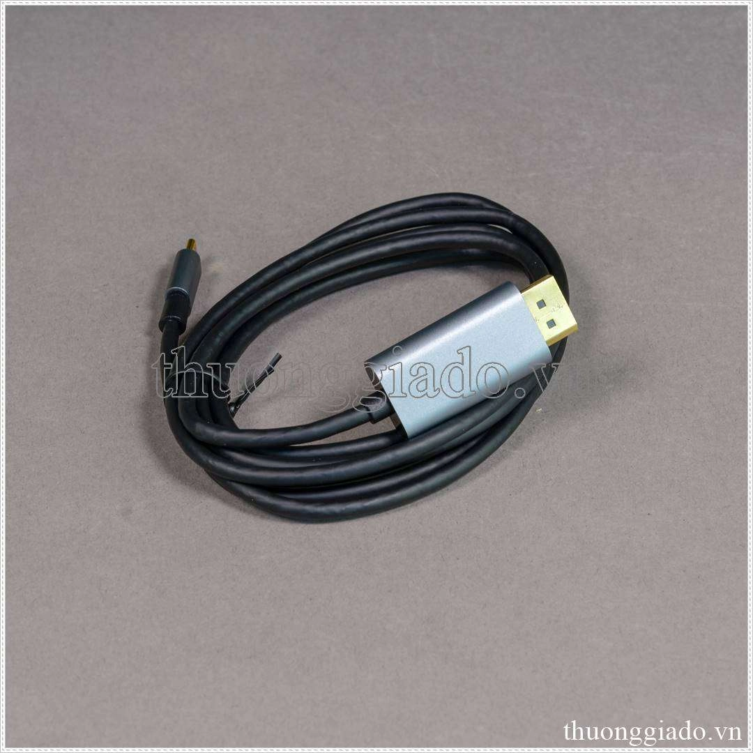 Cáp Type C to Displayport 8K 60Hz, 4K 120Hz, dài 1.5 mét