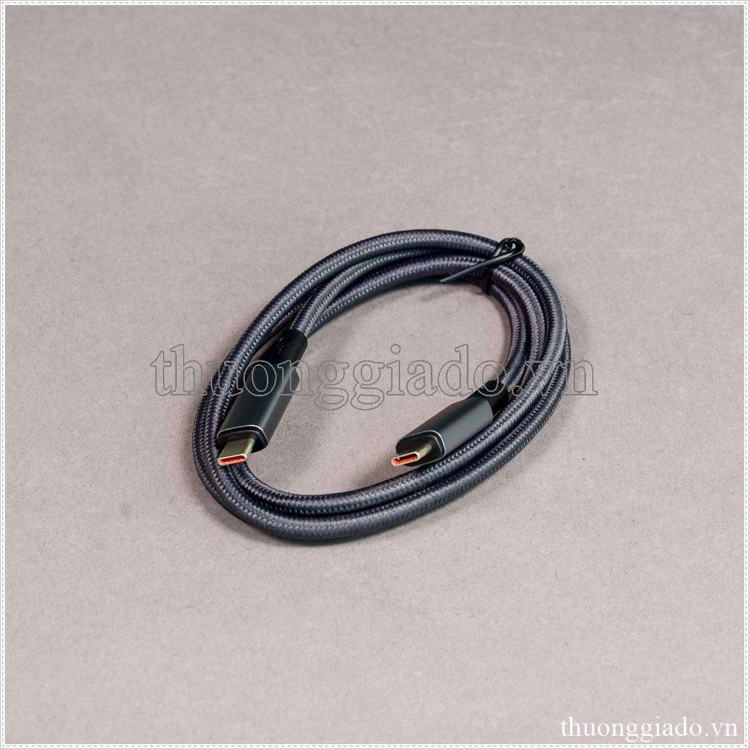 Cáp usb4 type c, tốc độ 40Gbps, sạc nhanh PD 240W, video 8K 60Hz