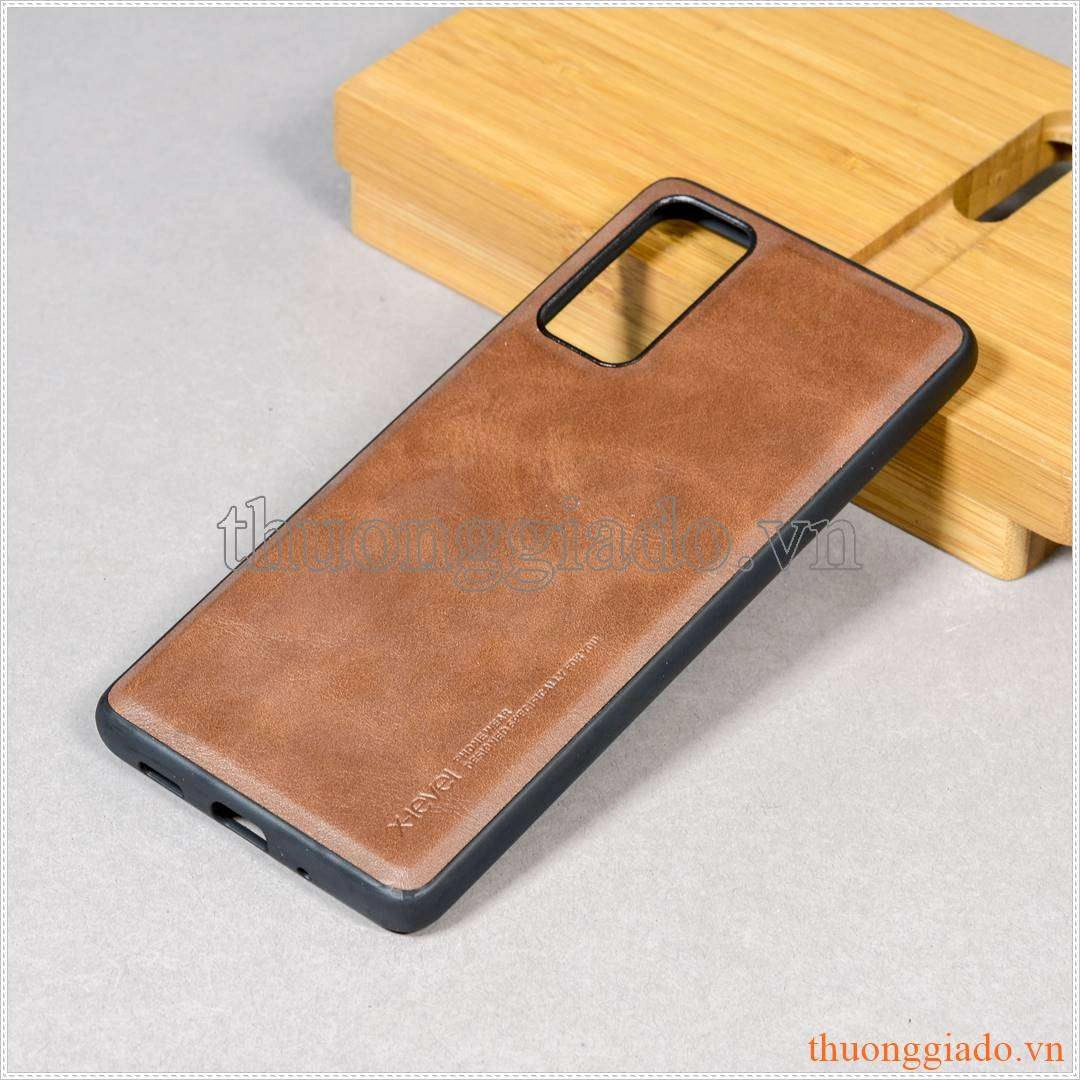 Ốp lưng da Samsung Galaxy S20 FE/ S20 Lite hiệu X-Level EARL III