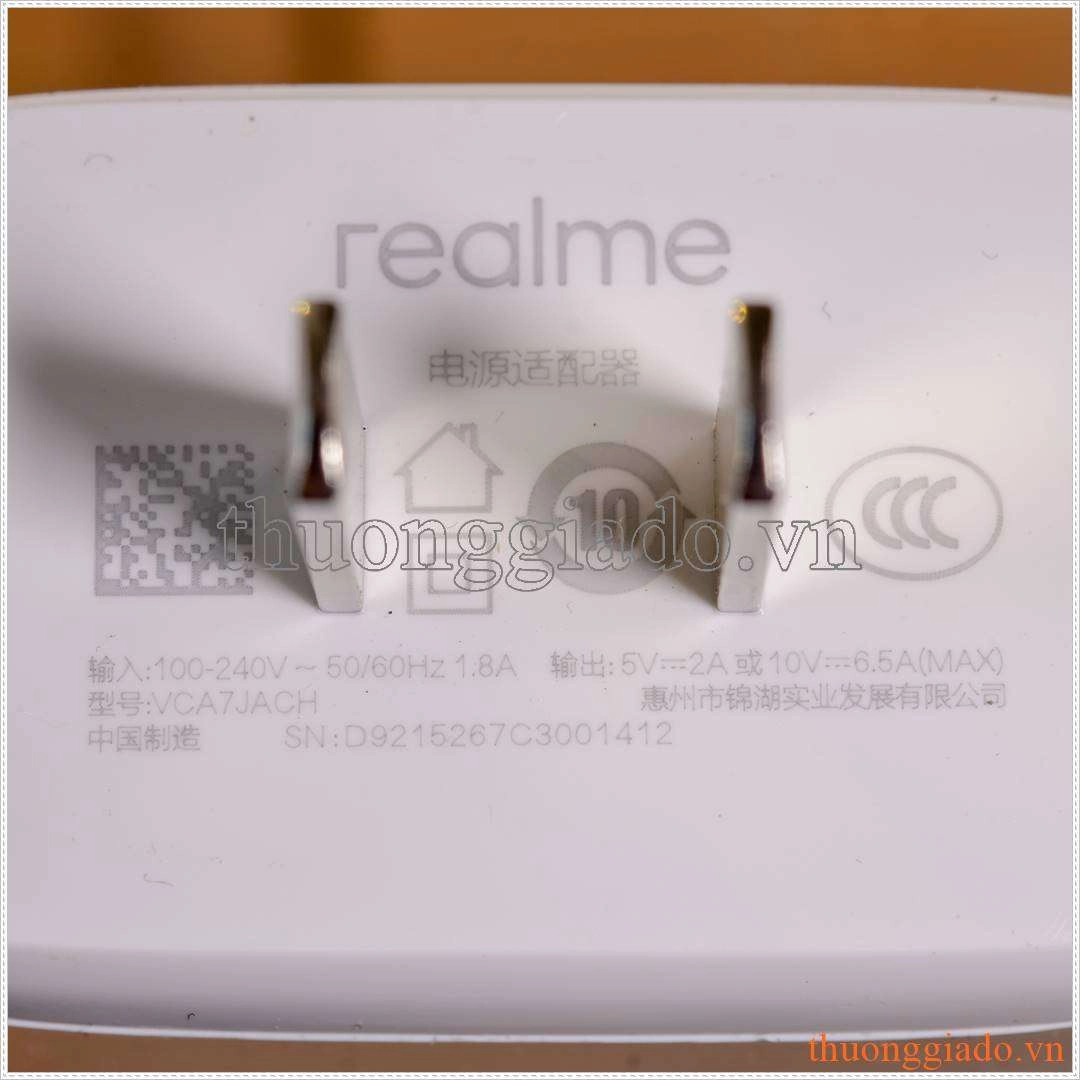 Sạc Realme 9 Pro , củ sạc nhanh Realme SuperDart 65W (VCA7JACH)
