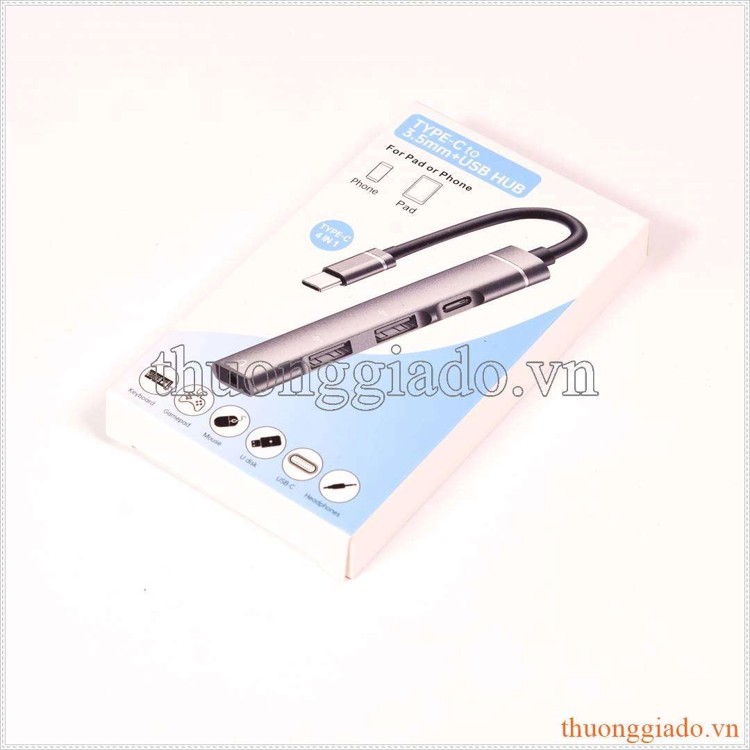 TYPE-C to PD 3.5mm USB HUB (OTG-019B) TYPE C 4 in 1