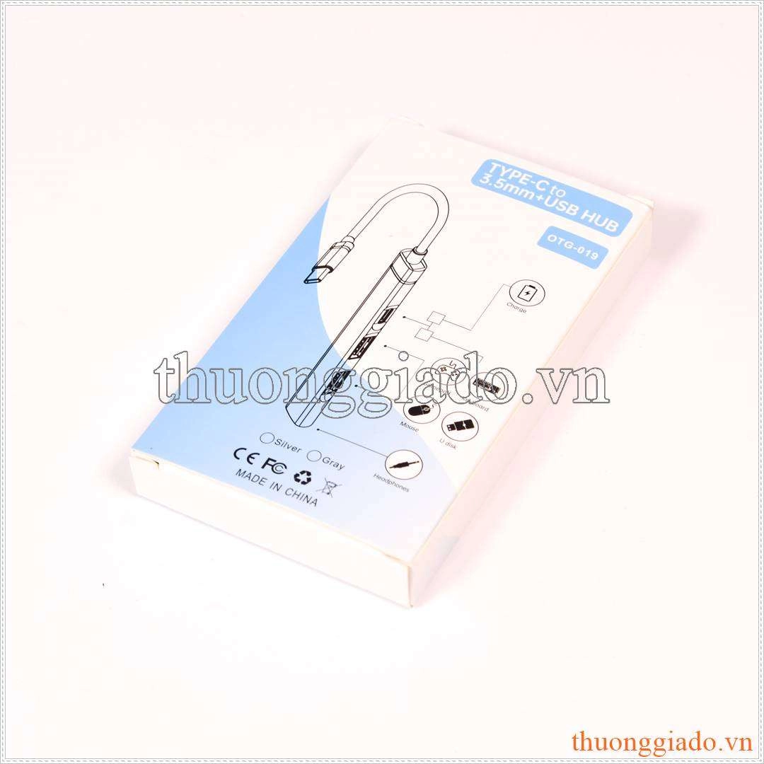 TYPE-C to PD 3.5mm USB HUB (OTG-019B) TYPE C 4 in 1