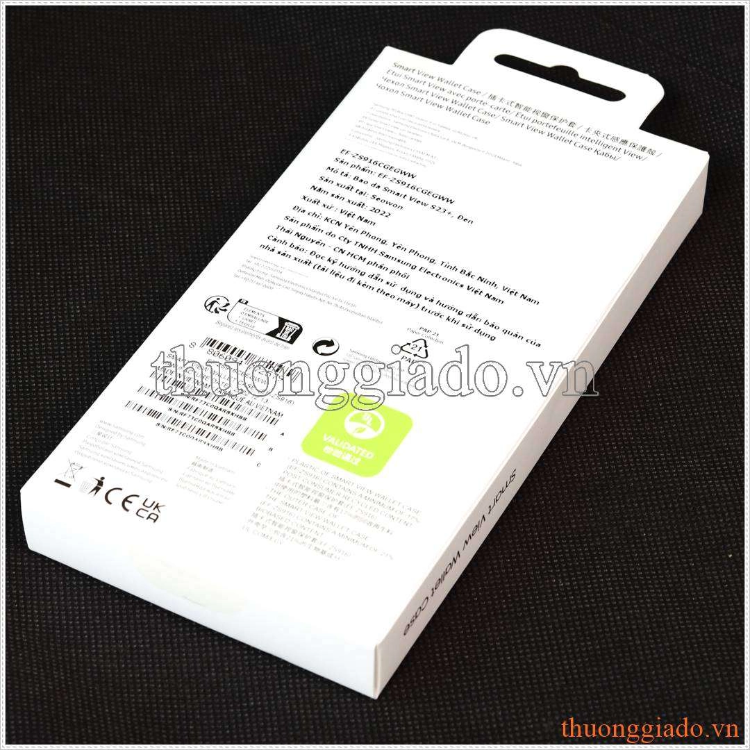 Bao da Samsung Galaxy S23 Plus S View Wallet Cover Chính Hãng
