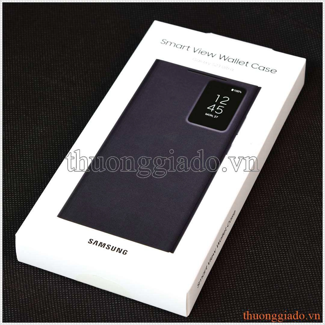 Bao da Samsung Galaxy S23 Ultra S View Wallet Cover Chính Hãng