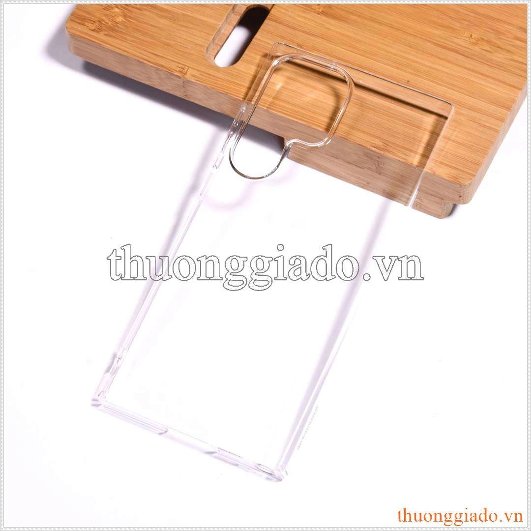 Ốp lưng Samsung S23 Ultra nhựa cứng, trong suốt (hiệu Memumi Clear Case)
