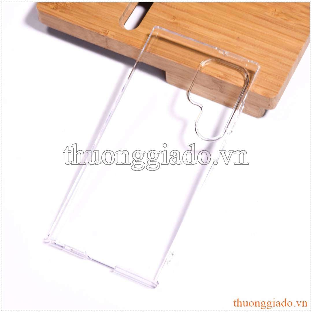Ốp lưng Samsung S23 Ultra nhựa cứng, trong suốt (hiệu Memumi Clear Case)