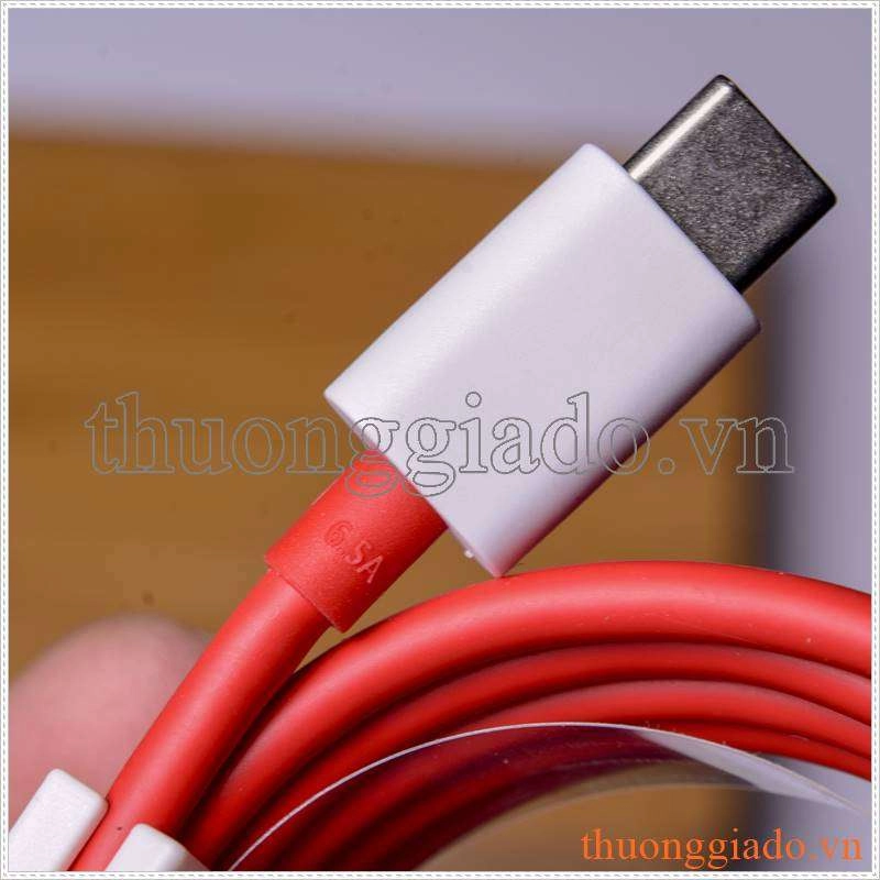 Cáp sạc nhanh OnePlus type-c to type-c dòng tối đa 6.5A Cáp sạc nhanh OnePlus type-c to type-c dòng tối đa 6.5A