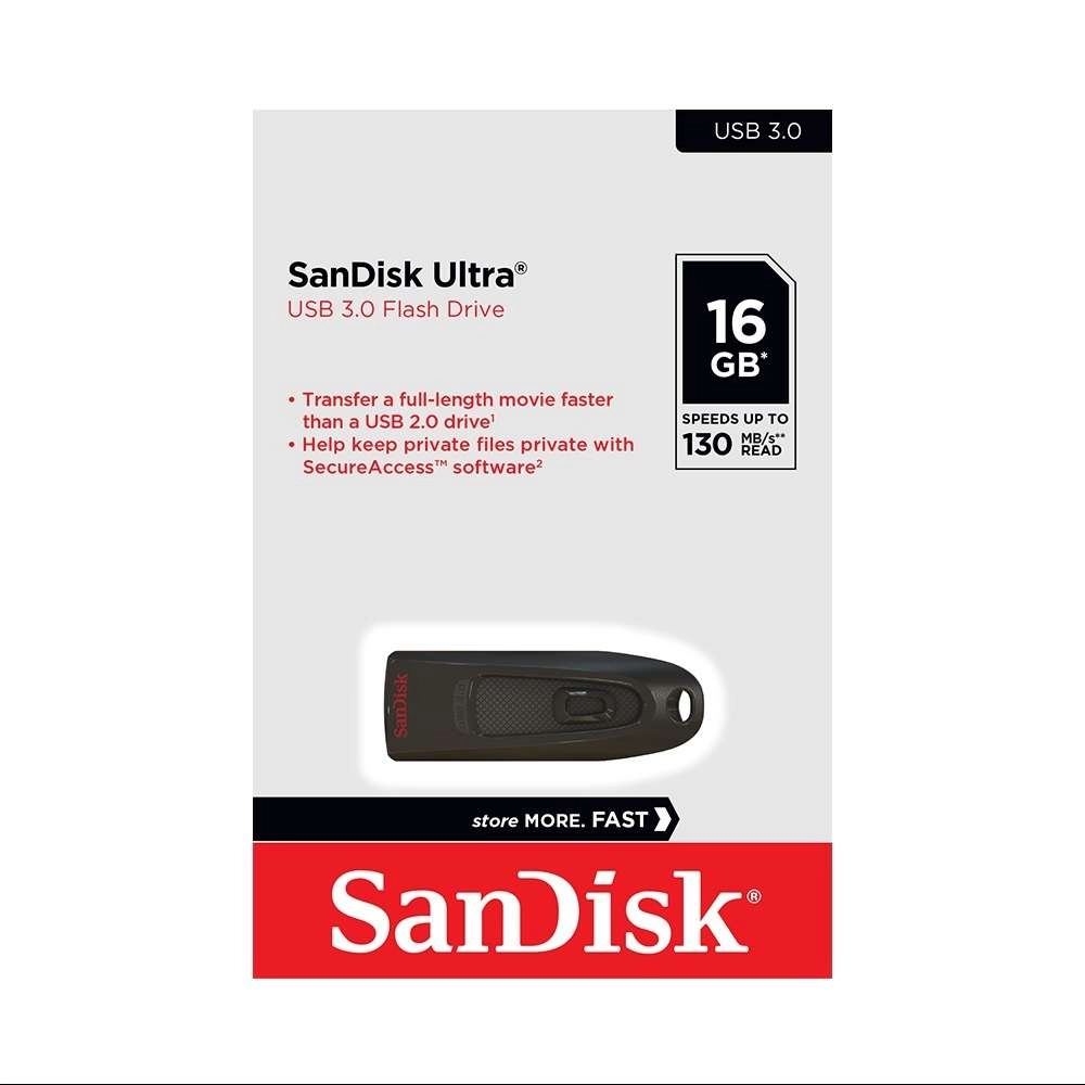 USB SanDisk Ultra® SDCZ48-16Gb USB 3.0 Flash Drive