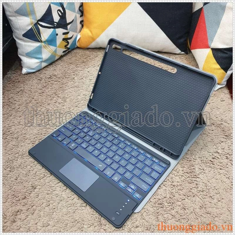 Bao da bàn phím Samsung Tab S7 FE có touchpad Bao da bàn phím Samsung Tab S7 FE có touchpad