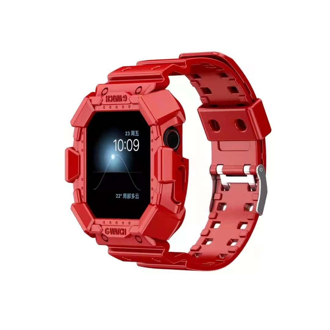 Dây đồng hồ Apple Watch 38mm/ 40mm/ 41mm/ 42mm/ 44mm/ 45mm (chất liệu silicon, phong cách thể thao) series 1 đến series 7