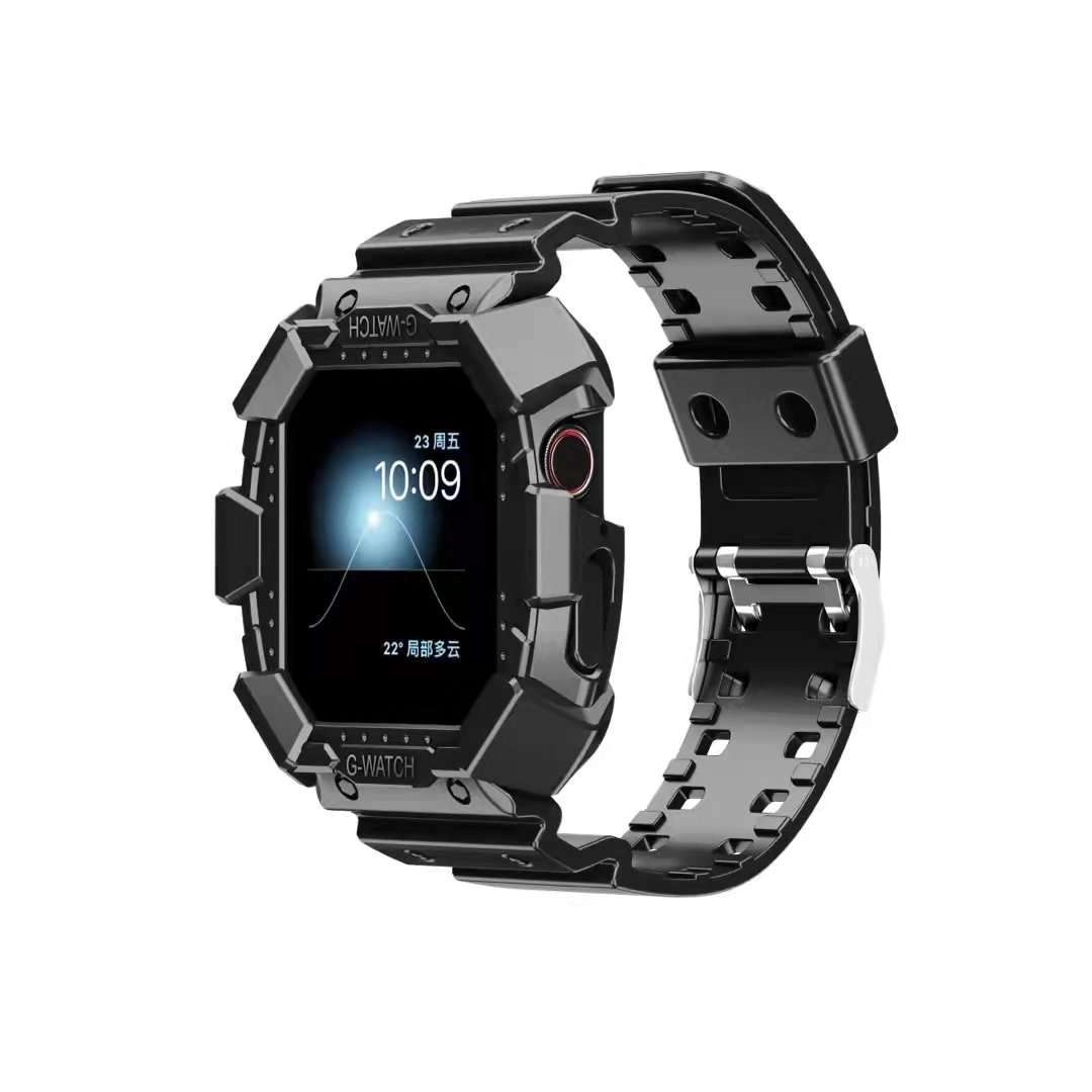 Dây đồng hồ Apple Watch 38mm/ 40mm/ 41mm/ 42mm/ 44mm/ 45mm (chất liệu silicon, phong cách thể thao) series 1 đến series 7