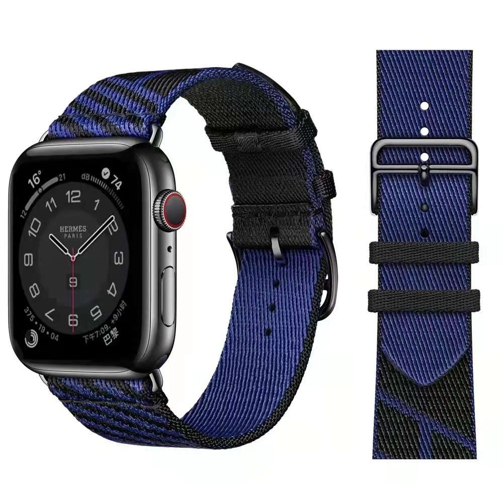 Dây đồng hồ Apple Watch 38mm/ 40mm/ 41mm/ 42mm/ 44mm/ 45mm (chất liệu vải dệt, phong cách thổ cẩm) series 1 đến series 7