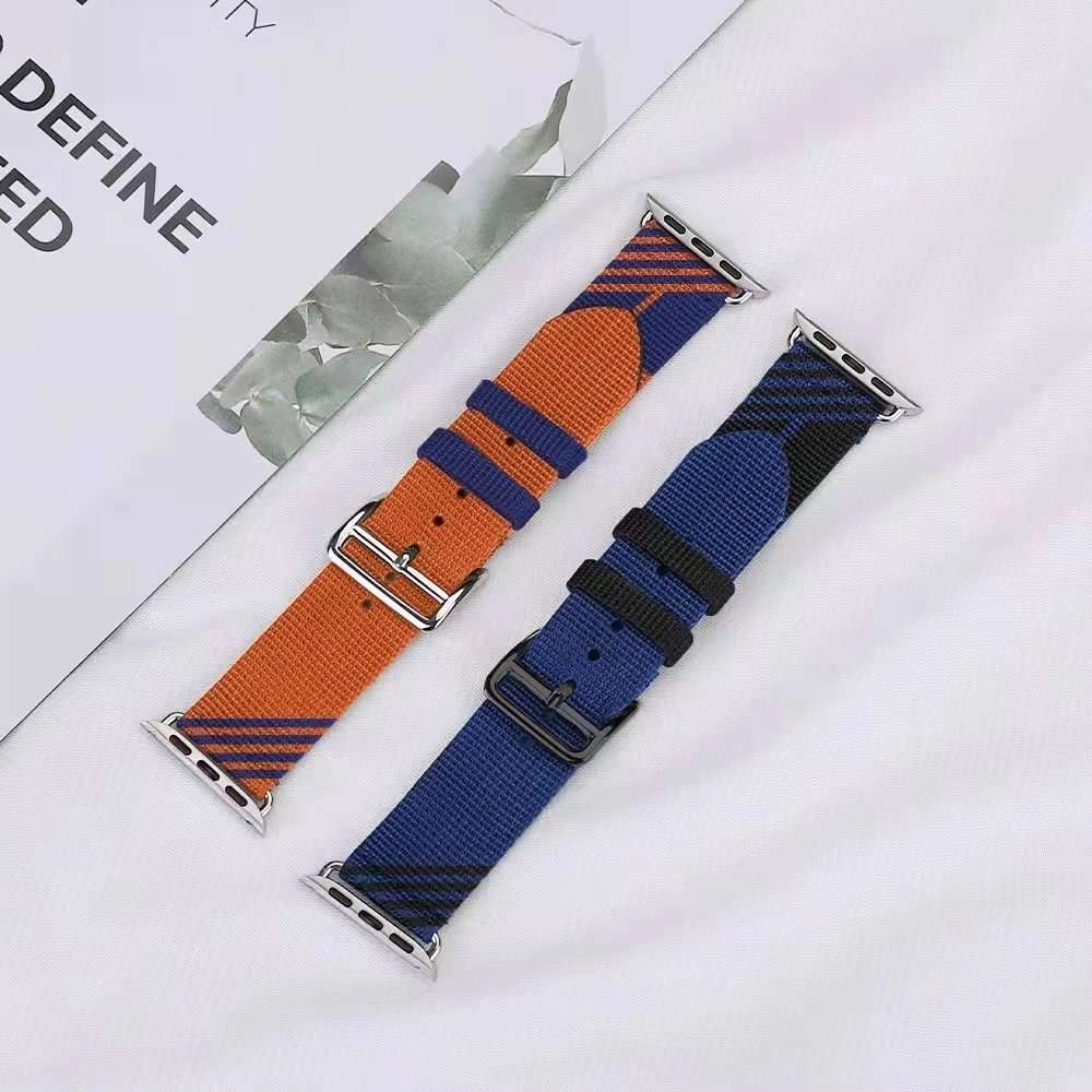 Dây đồng hồ Apple Watch 38mm/ 40mm/ 41mm/ 42mm/ 44mm/ 45mm (chất liệu vải dệt, phong cách thổ cẩm) series 1 đến series 7