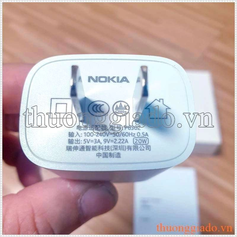 Củ sạc nhanh Nokia PD 20W P6302 Chính Hãng - Giá rẻ