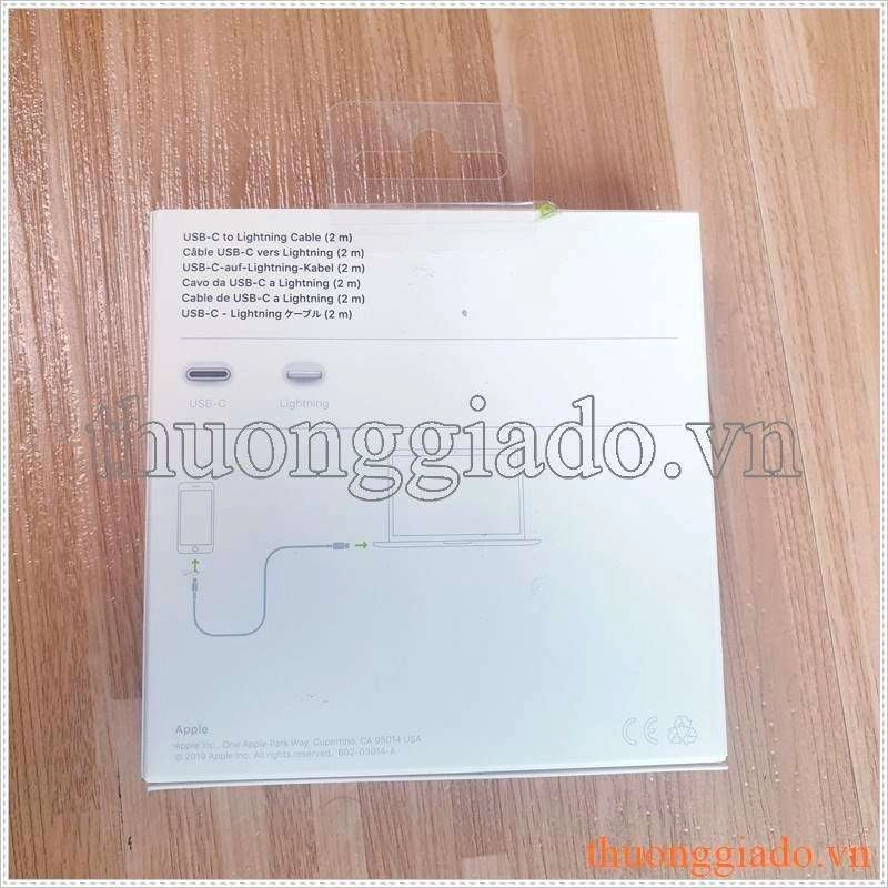 Cáp sạc usb-c to lightning chính hãng dài 2 mét