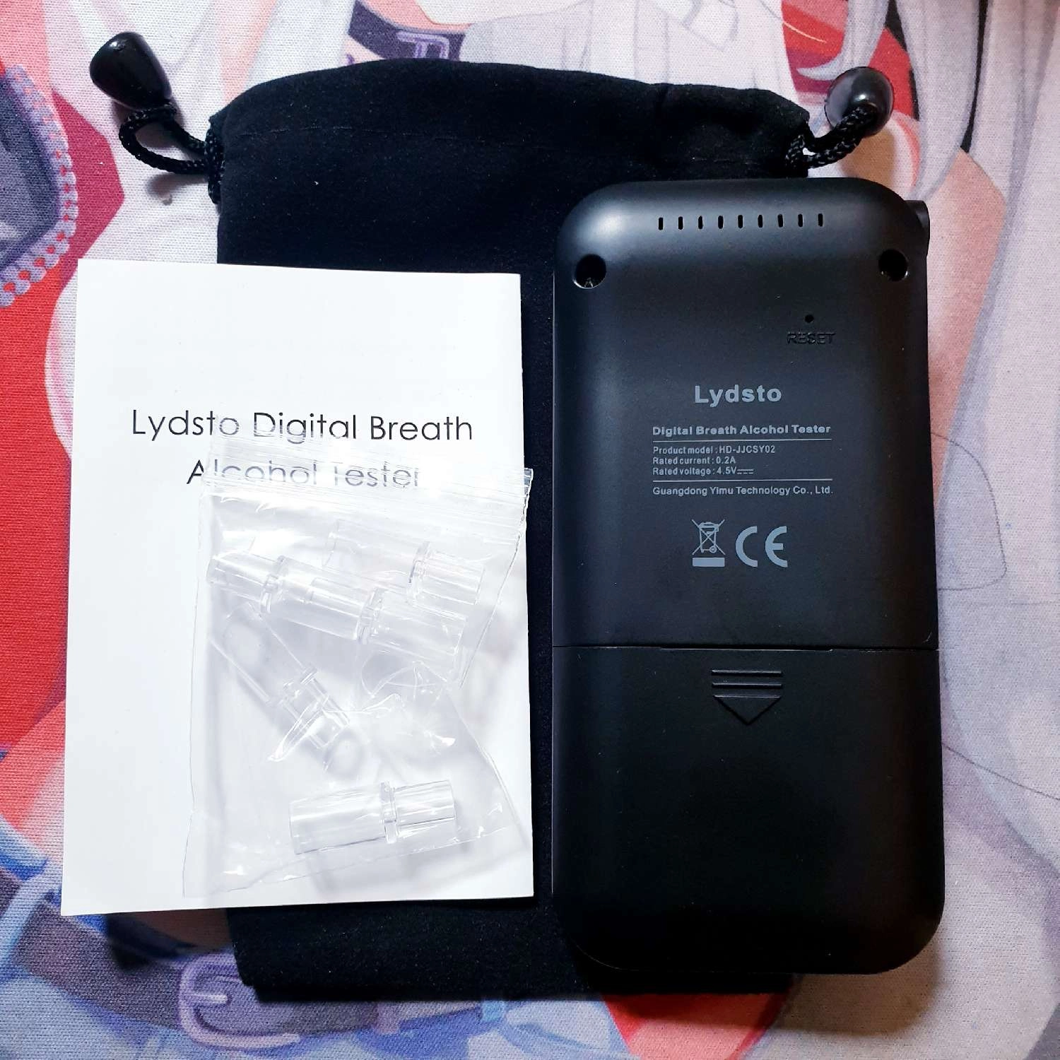 Máy kiểm tra nồng độ cồn Xiaomi Lydsto HD-JJCSY01 màu đen Máy kiểm tra nồng độ cồn Xiaomi Lydsto HD-JJCSY01 màu đen