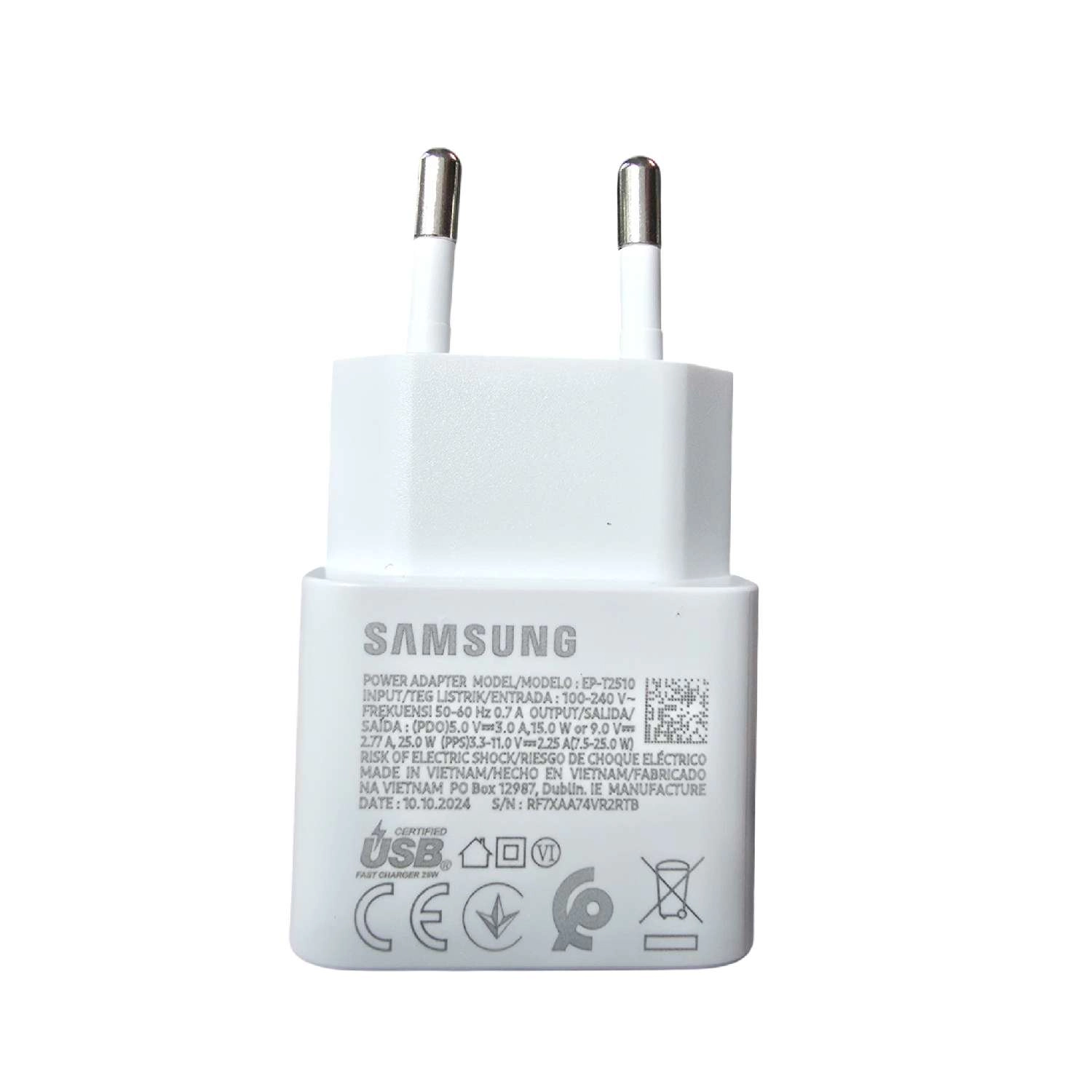 samsung 25w adapter low standy	