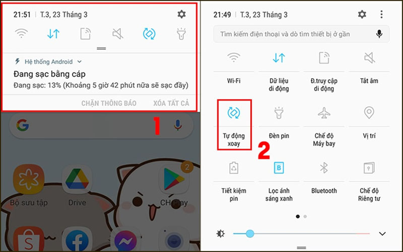 Cách Bật/ Tắt Xoay Ngang Màn Hình Xiaomi 13 Pro Mới Nhất