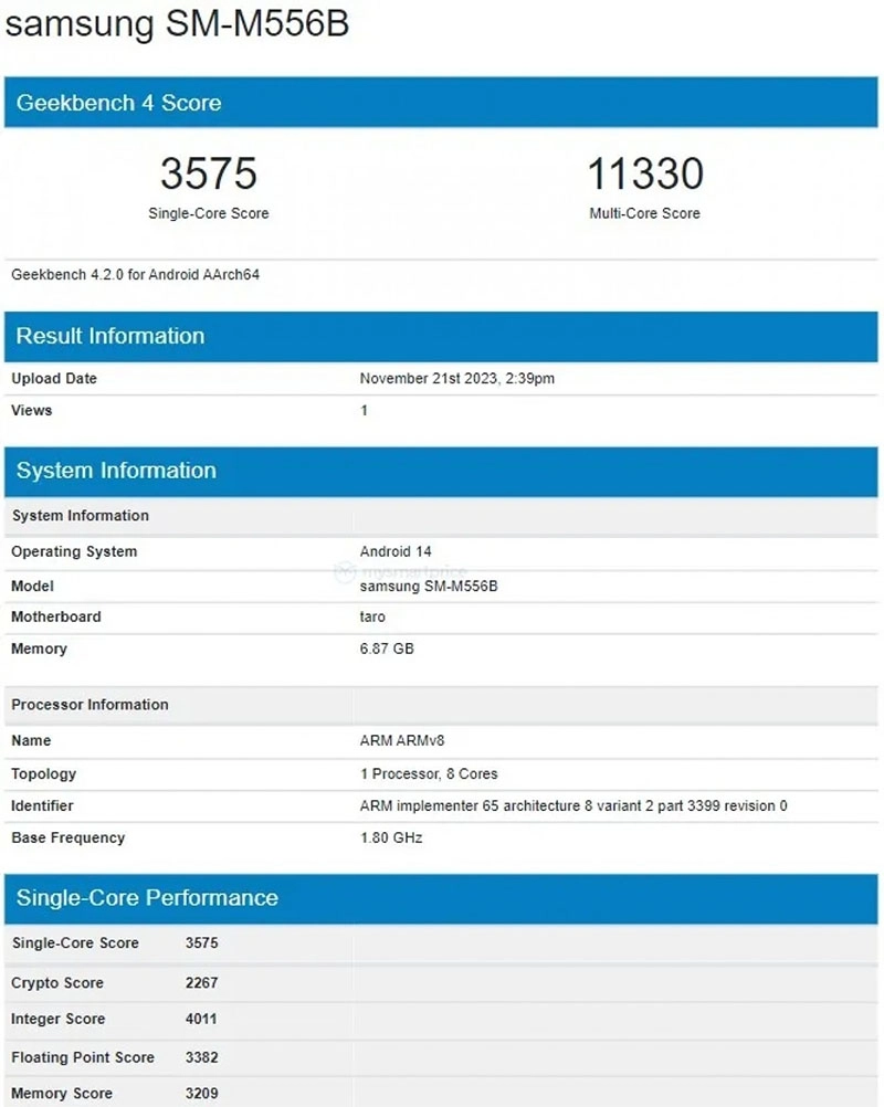 samsung-galaxy-m55-xuat-hien-tren-geekbench-voi-nhieu-tinh-nang-cai-tien