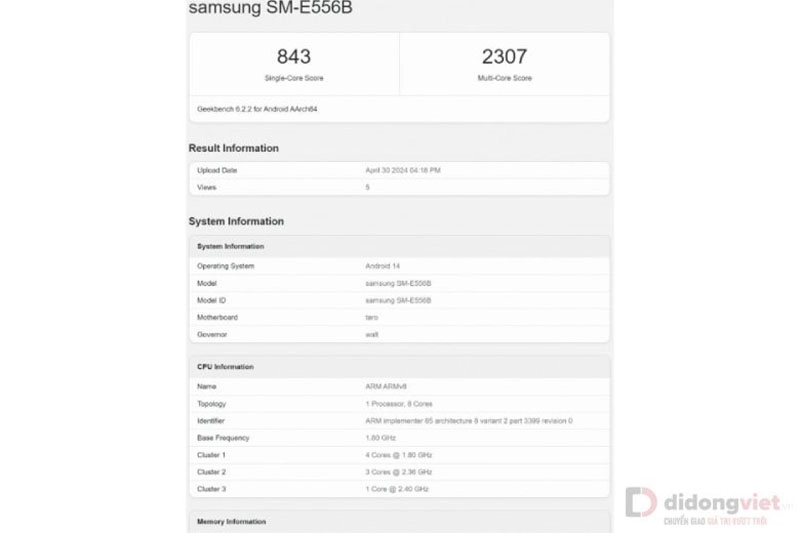 thong-so-ky-thuat-galaxy-f55-ro-ri-tu-geekbench