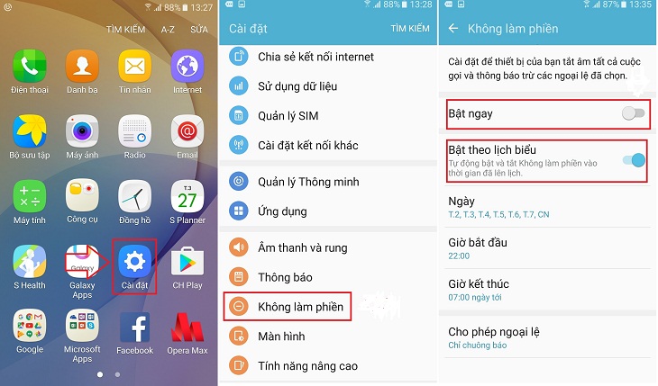 Tắt những thông báo vô ích