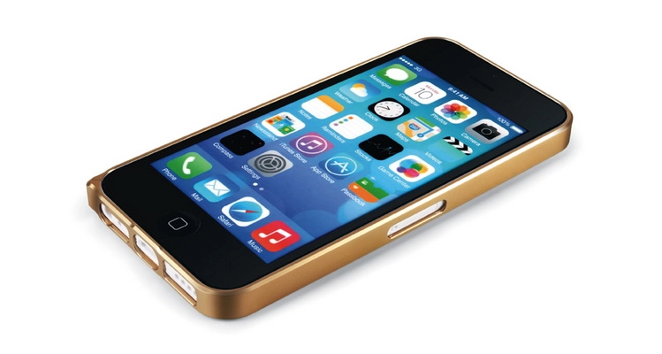iPhone  5C LOVE MEI 0.7mm ultra thin metal bumper
