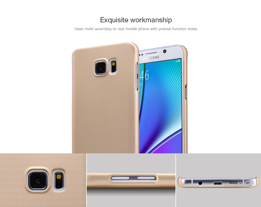 Ốp lưng Samsung Galaxy Note 5 N920 (Loại sần hiệu NillKin) Super Frosted Shield
