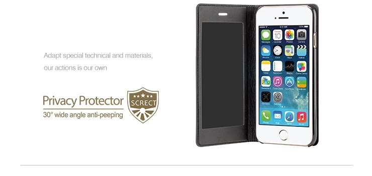 Bao Da Chống Nhìn Trộm iPhone 6-iPhone  6 Plus  ( Hiệu X-Fitted )