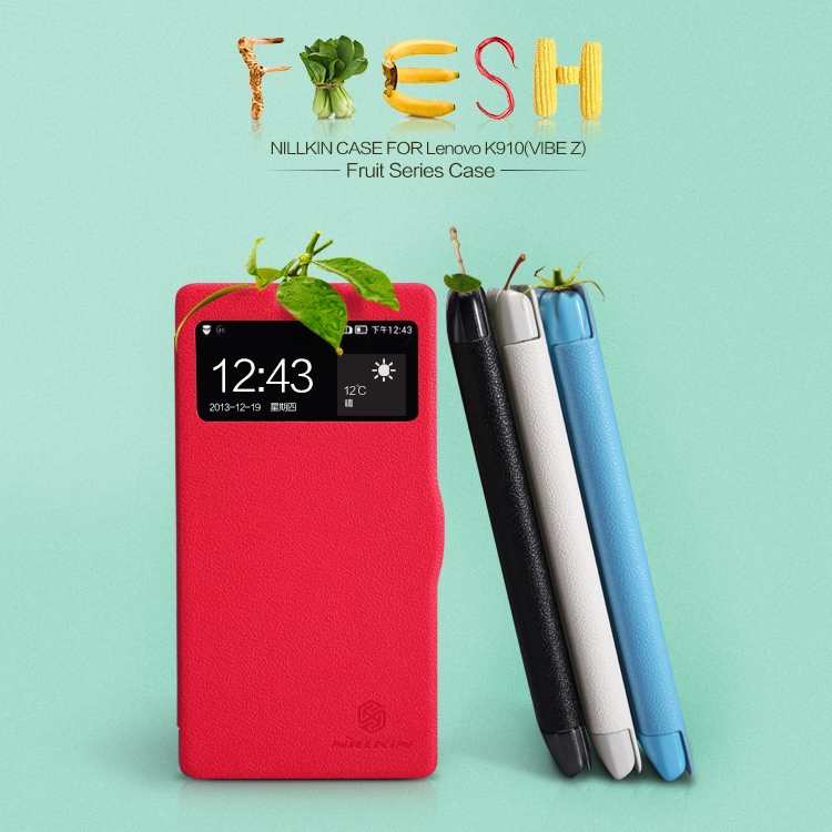 Bao Da Lenovo K910 VIBE Z ( Hiệu NillKin, Fresh Series ) Bao Da Lenovo K910 VIBE Z ( Hiệu NillKin, Fresh Series )