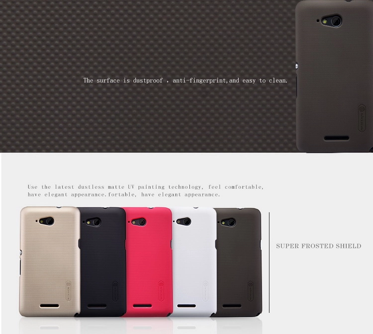 Ốp lưng sần NillKin Sony Xperia E4 Super Frosted Shield