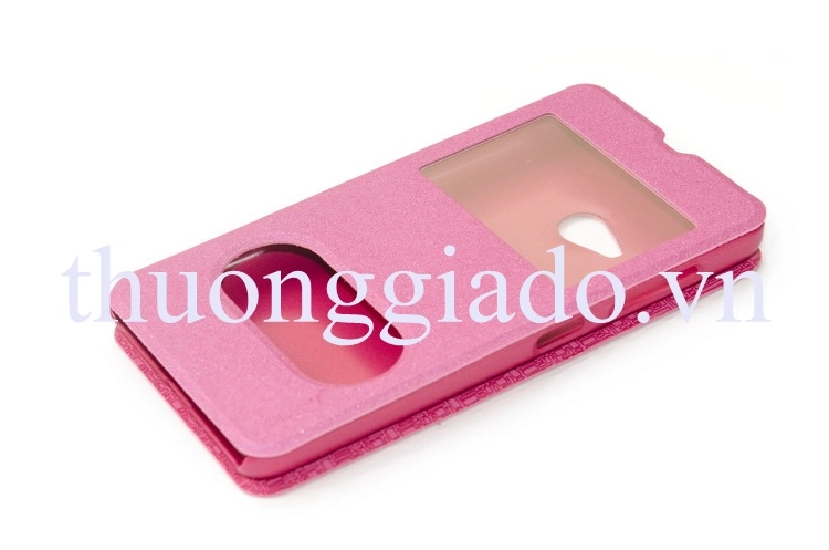 Bao Da Microsoft Lumia 535 (Hiệu Pudini, có 2 cửa sổ:01 view, 01 vuốt )