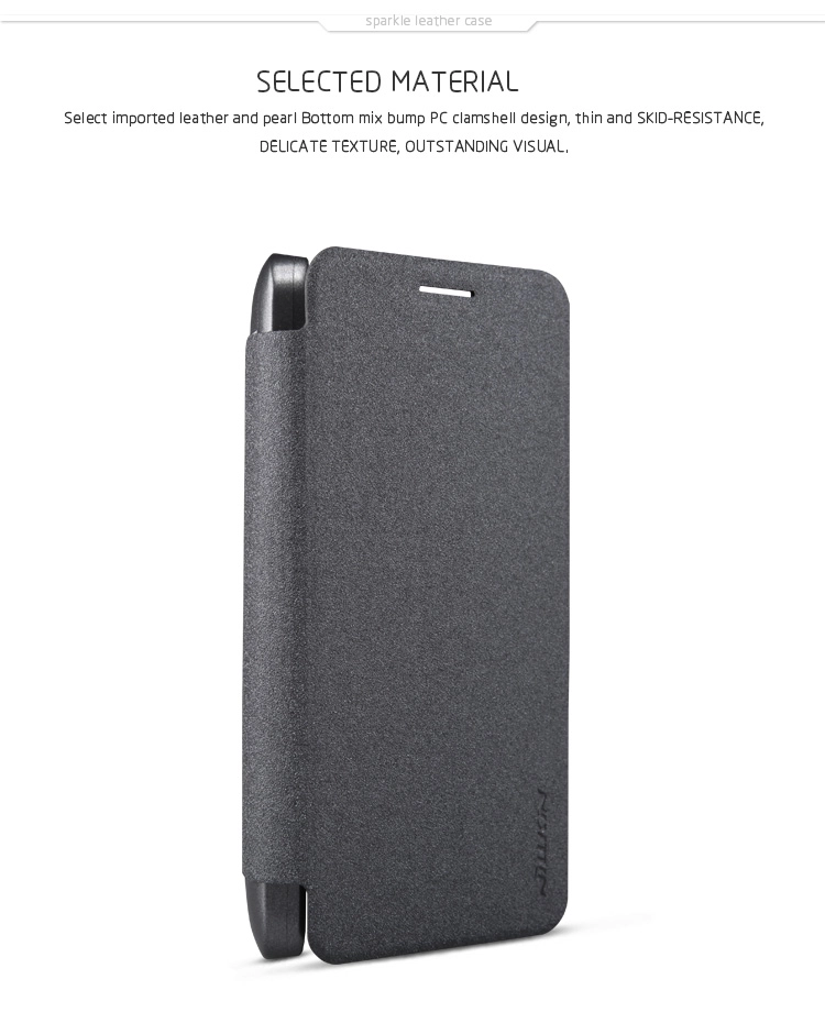 Bao Da Asus Zenfone C - A451CG ( Hiệu NillKin, Sparkle Leather Case )