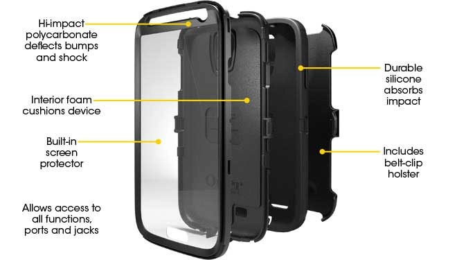 Samsung Galaxy S4, i9500 OtterBox Defender Series Samsung Galaxy S4, i9500 OtterBox Defender Series