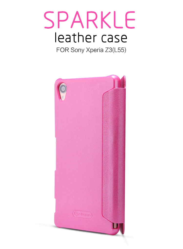 Bao Da Sony Xperia Z3/ L55 ( Hiệu NillKin, Spark Series Leather Case )