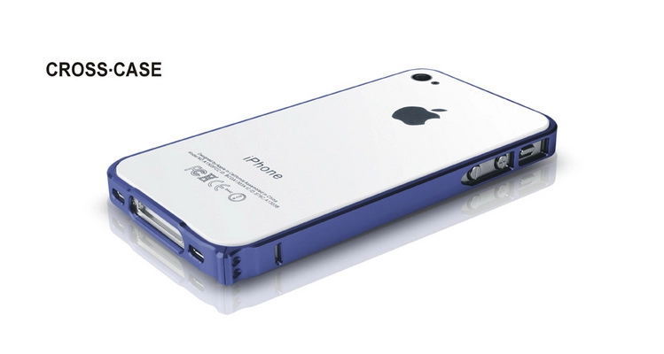 iPhone 5/ iPhone 5s/ iPhone SE hiệu Cross-Case 0.7mm metal bumper